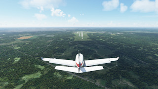 Lined up for a landing at Gainesville Rgnl (KGNV) Florida